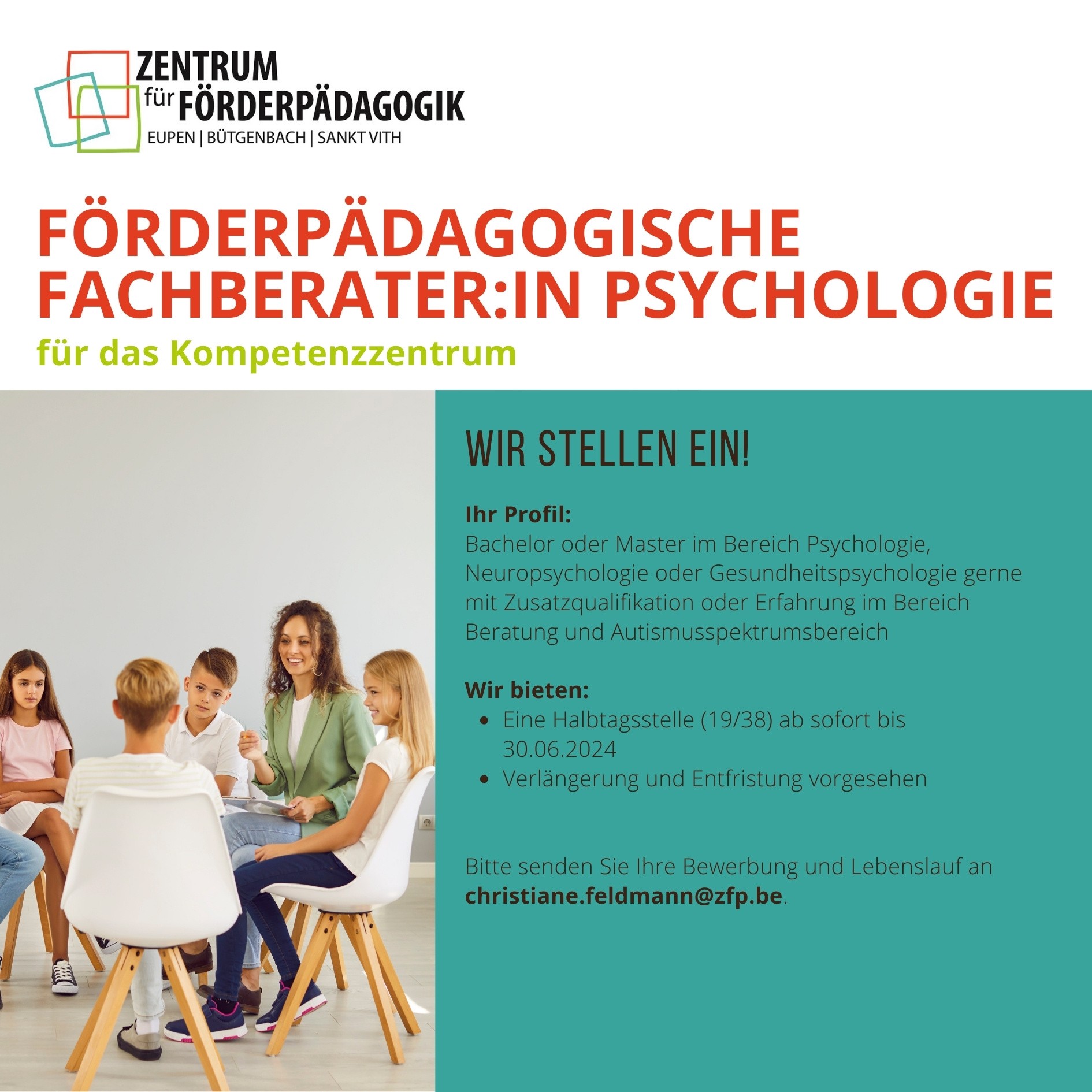 Stellenanzeige FFB Psychologie